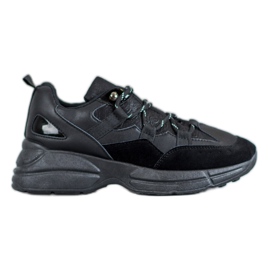 Muto Sportskor med glitter svart