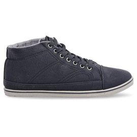 Trendiga High Sneakers 1173 Svart