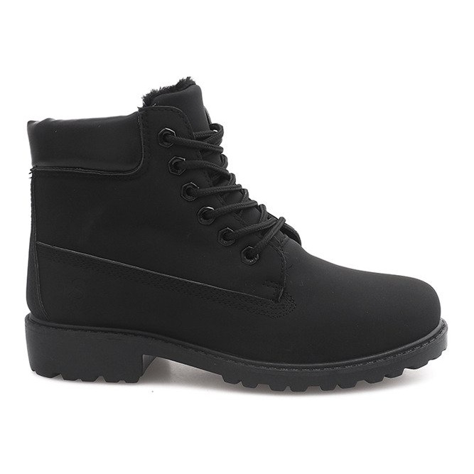 Warm Timber Trappers 8315-1 Black svart