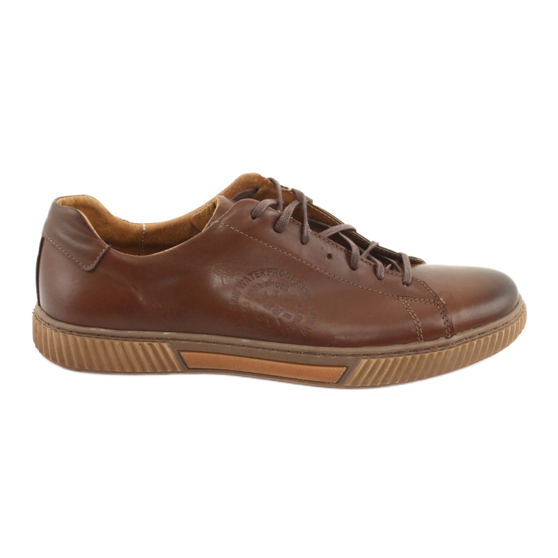 Riko Sports Leather Shoes 893 Brown brun
