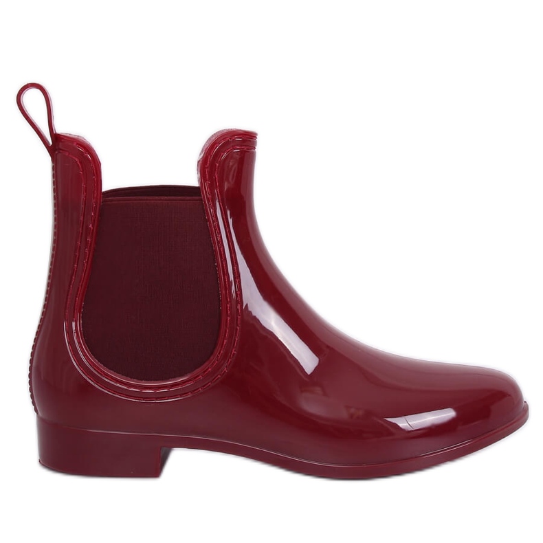 Maroon ZA-3 Wine galoshes för kvinnor röd