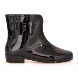 Short Galoshes With Bow SD97 Black svart