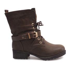 Workery 6616 kaki stövlar grön