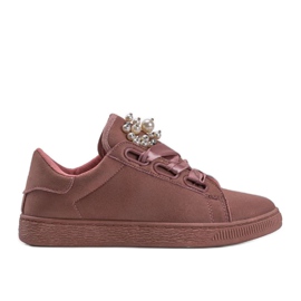 Rosa sneakers med rosa Pearl