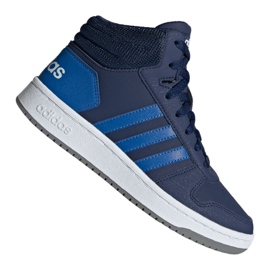 Adidas Hoops Mid 2.0 Jr EE6707 skor marinblå