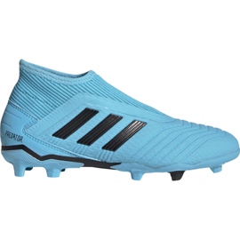 Adidas Predator 19.3 Ll Fg Jr EF9039 fotbollsskor blå blå