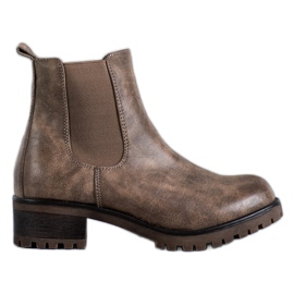 Jennika Stövlar på plattformen brun