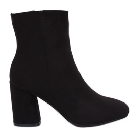 Svart 3486 Svarta höga klackar