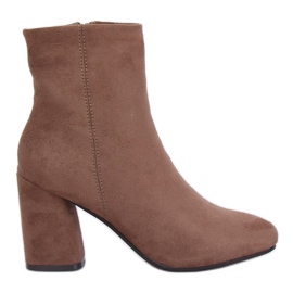 Höga klackar beige 3486 Khaki