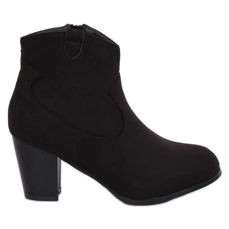 Svarta cowboystövlar F166-5 Svart