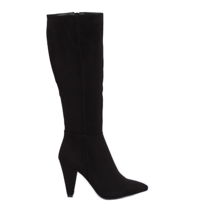 Klassiska svarta höga klackar 8677 Svart