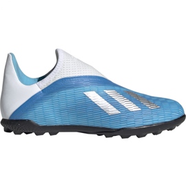 Adidas X 19.3 Ll Tf Jr EF9123 fotbollsskor blå blå