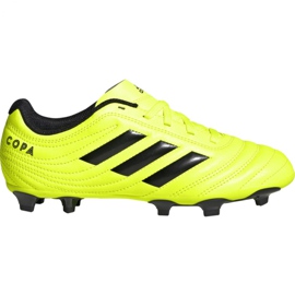 Adidas Copa 19.4 Fg Jr F35461 fotbollsskor gul gul