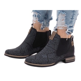 Svarta Chelsea-stövlar HX2U306-1B