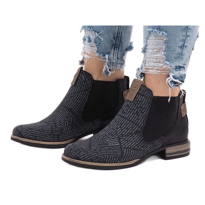 Svarta Chelsea-stövlar HX2U306-1B