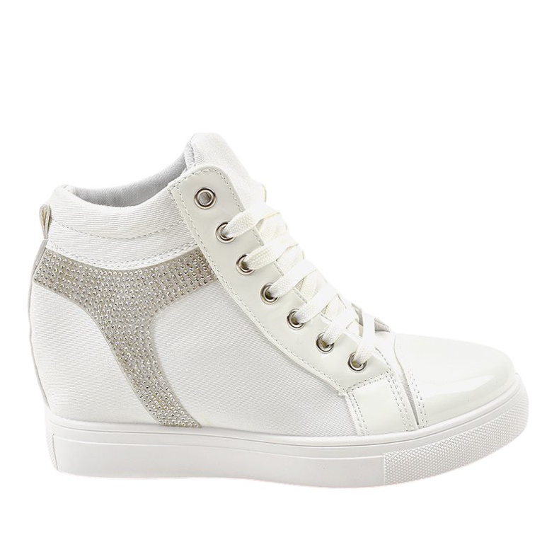 Vita kilskor med paljetter AN2959