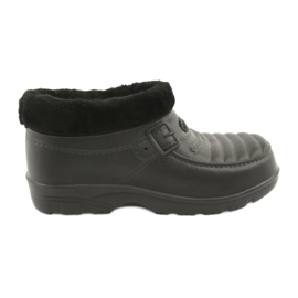 Atletico Galoscher isolerade med päls svart