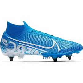 Nike Mercurial Superfly 7 Elite SG-Pro Ac M AT7894-414 fotbollsskor blå blå
