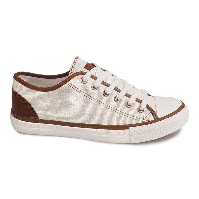 XNO1 vita sneakers brun