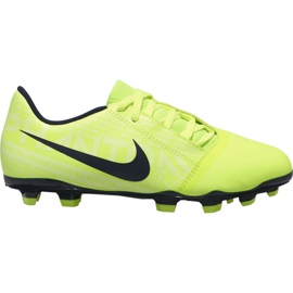Nike Phantom Venom Club Fg Jr AO0396-717 fotbollsskor gul gul