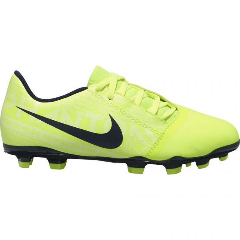Nike Phantom Venom Club Fg Jr AO0396-717 fotbollsskor gul gul