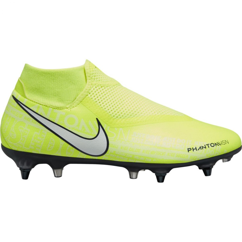 Nike Phantom Vsn Academy Df Sg Pro Ac M BQ8845-717 fotbollsskor gul gul