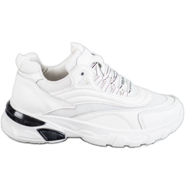 SHELOVET Mode sneakers vit