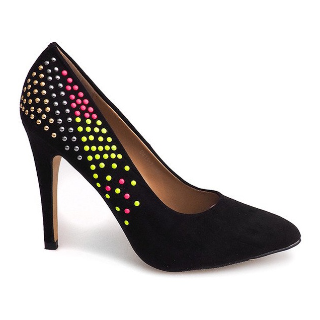 Mockhöga klackar U415-1 Svart