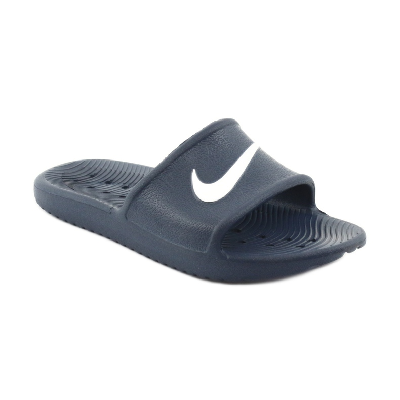 Nike Kawa Shower 832528 400 tofflor vit marinblå