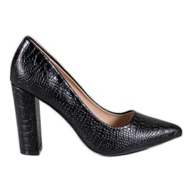 Diamantique Pumpar På En Pelare svart