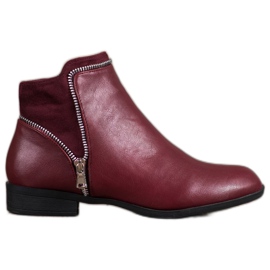 Anesia Paris Maroon damskor röd