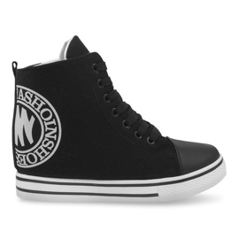 Trendiga sneakers LT1608 svart