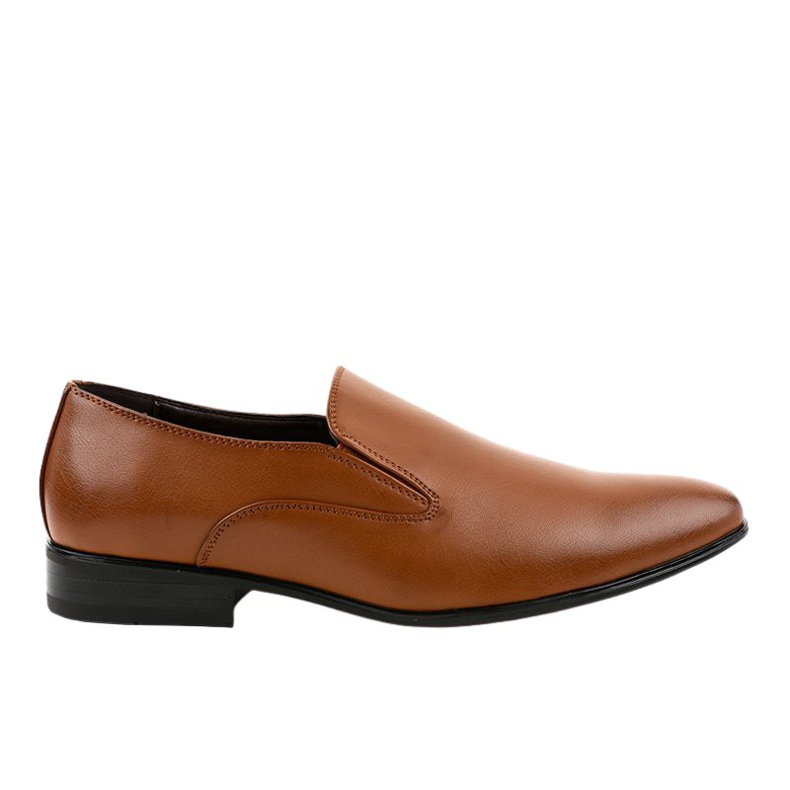 Bruna eleganta låga skor 6-317 loafers