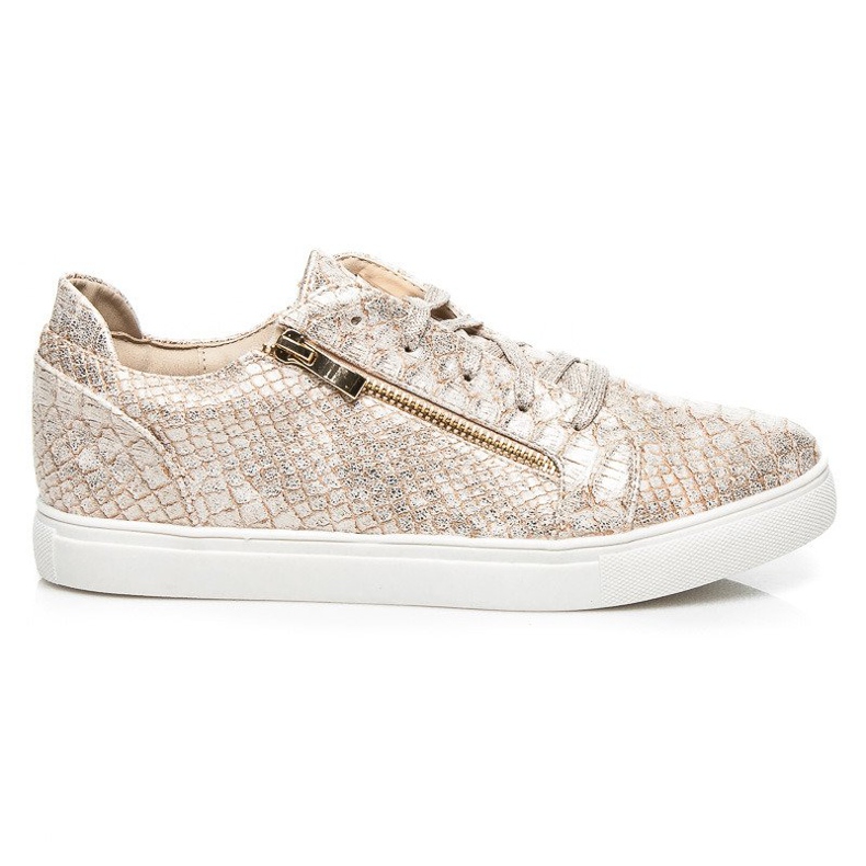 Vices Guld mode sneakers gyllene