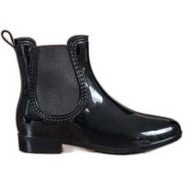 SHELOVET Lackerade galoscher svart