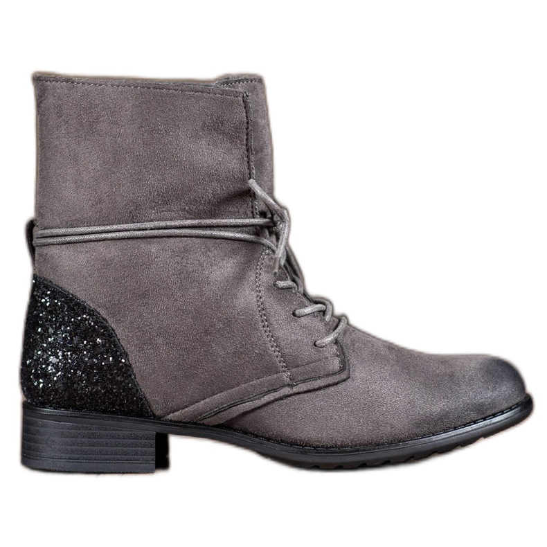 S. BARSKI Grå snörskor