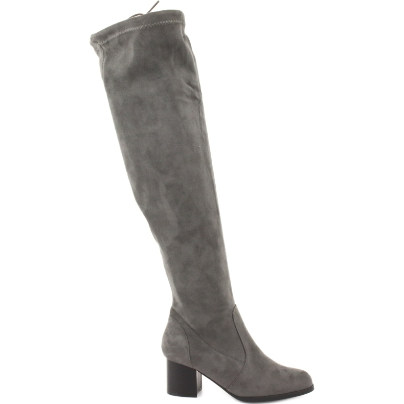 M.Daszyński Over-the-knee mocka stövlar grå