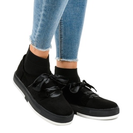 Svarta höga sneakers CH-95 band