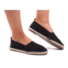 Sneakers Espadrilles Openwork 188-38 Svart