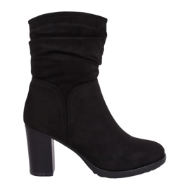 Svart 4581 Svarta höga klackar