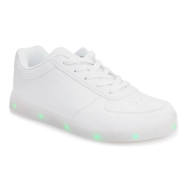 Glowing Sneakers D200 Vit