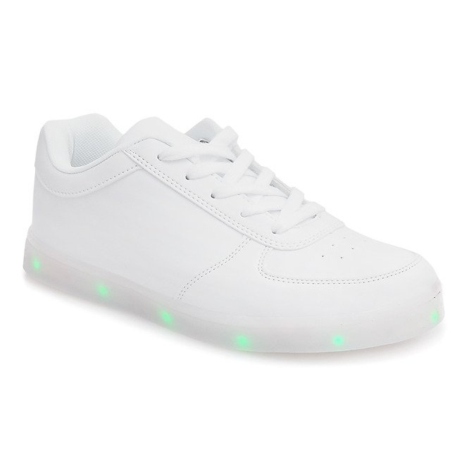 Glowing Sneakers D200 Vit