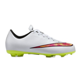 Nike Mercurial Victory V Fg Jr 651634-170 fotbollsskor vit vit