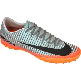 Nike MercurialX Victory Vi CR7 Tf M 852530-001 fotbollsskor mångfärgad grå