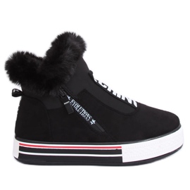 Svarta isolerade sneakers NB311 Svart