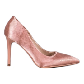 SHELOVET Satinpinnar rosa