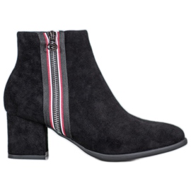 Filippo Stövlar med dekorativ dragkedja svart