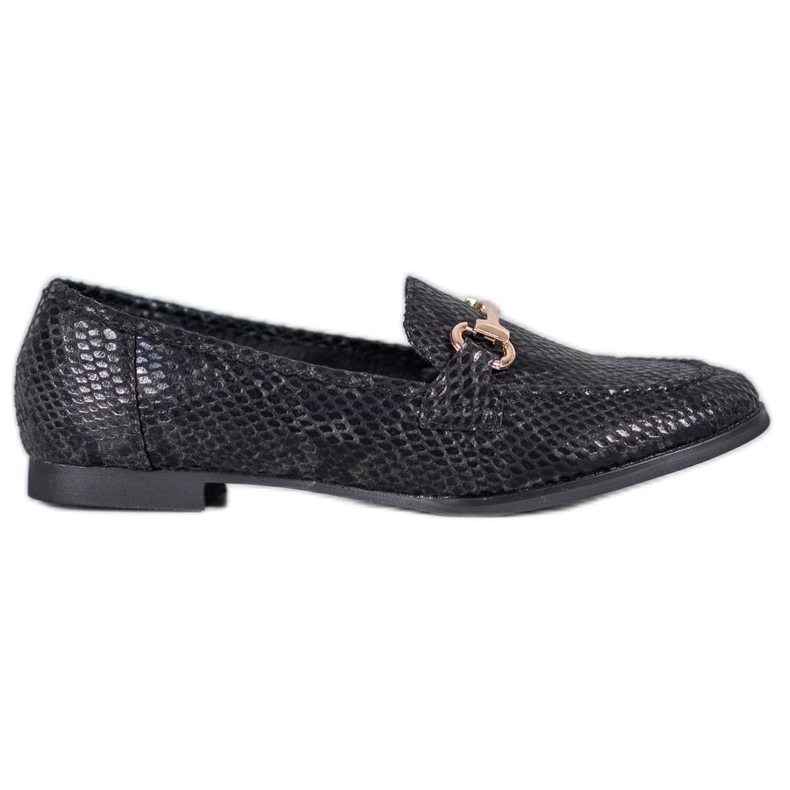Snake Print VICES loafers svart