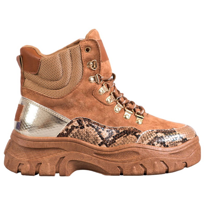 Snöriga VICES-stövlar brun