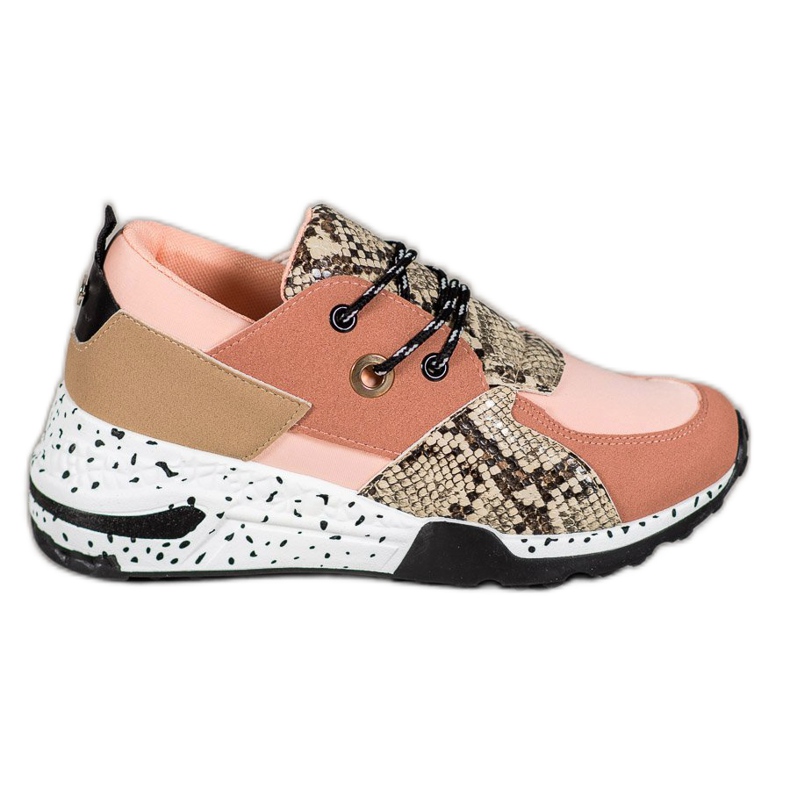 Snake Print VICES Sneakers rosa
